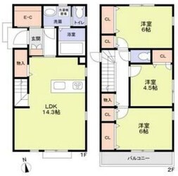 港北区樽町３丁目戸建Ｄ棟の物件間取画像